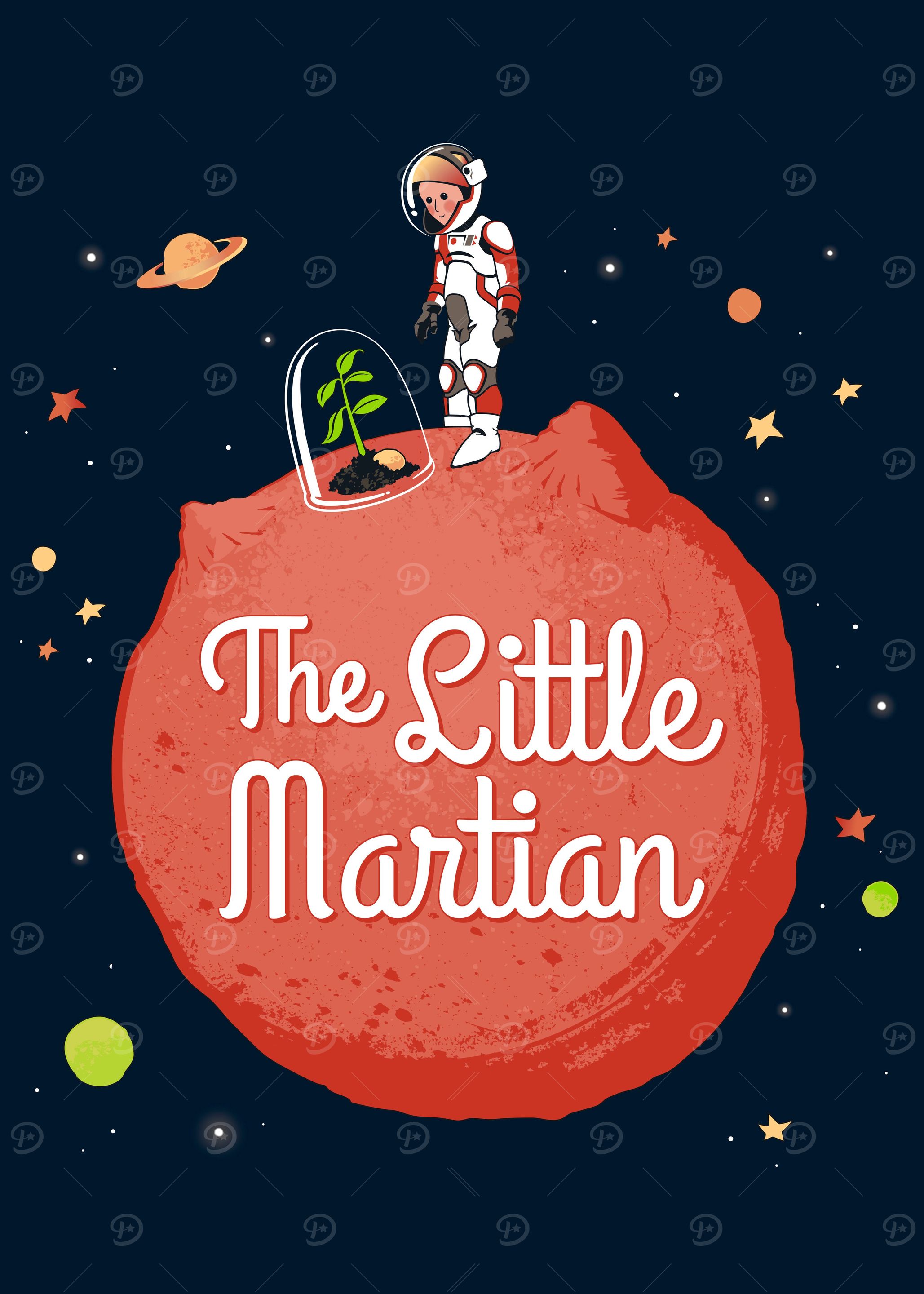The Little Martian - Blue