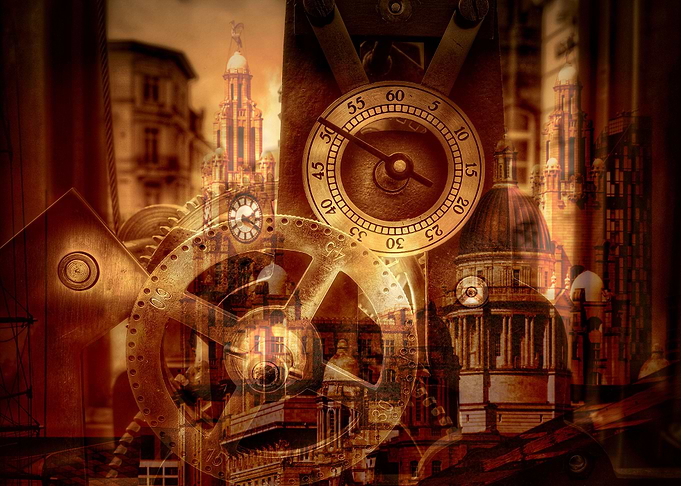 a digital image created by myself of the liver building ...