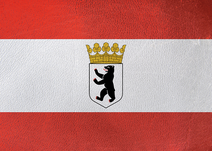 Berlin flag leather