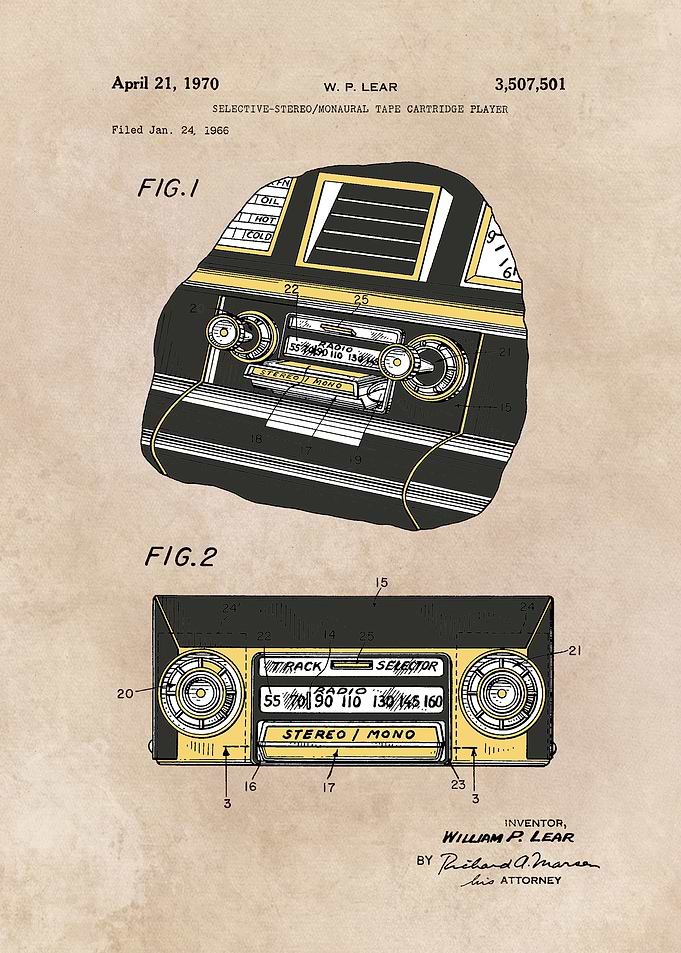 patent - Selective stereo tape cartridge player - Lear ...