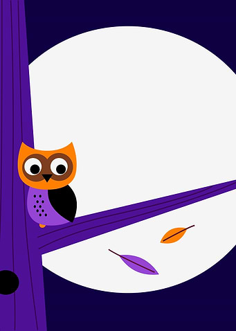 New art in our shop! Nice Owl during night looks now ni ...