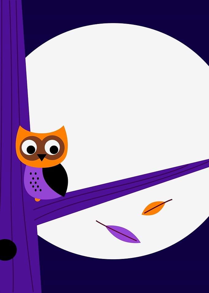 New art in our shop! Nice Owl during night looks now ni ...