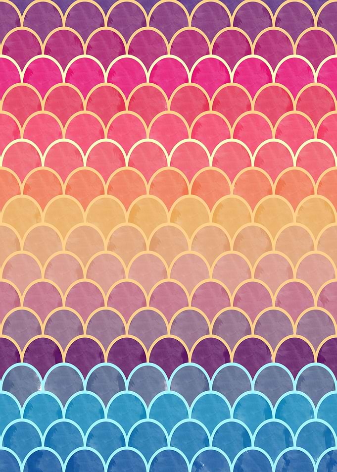 Watercolor Lovely Pattern VVIV by Amir Faysal