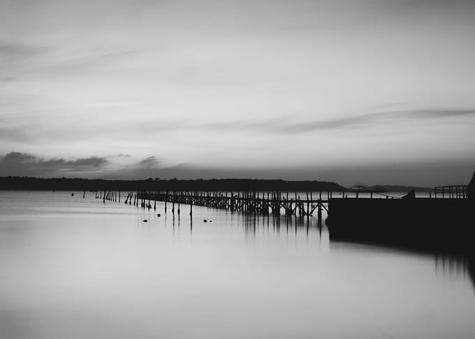 A black and white picture