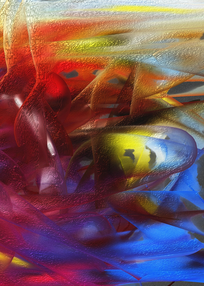 Colorful abstract painting