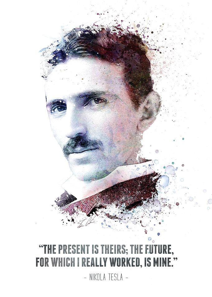 The Legendary Nikola Tesla and his quote.
