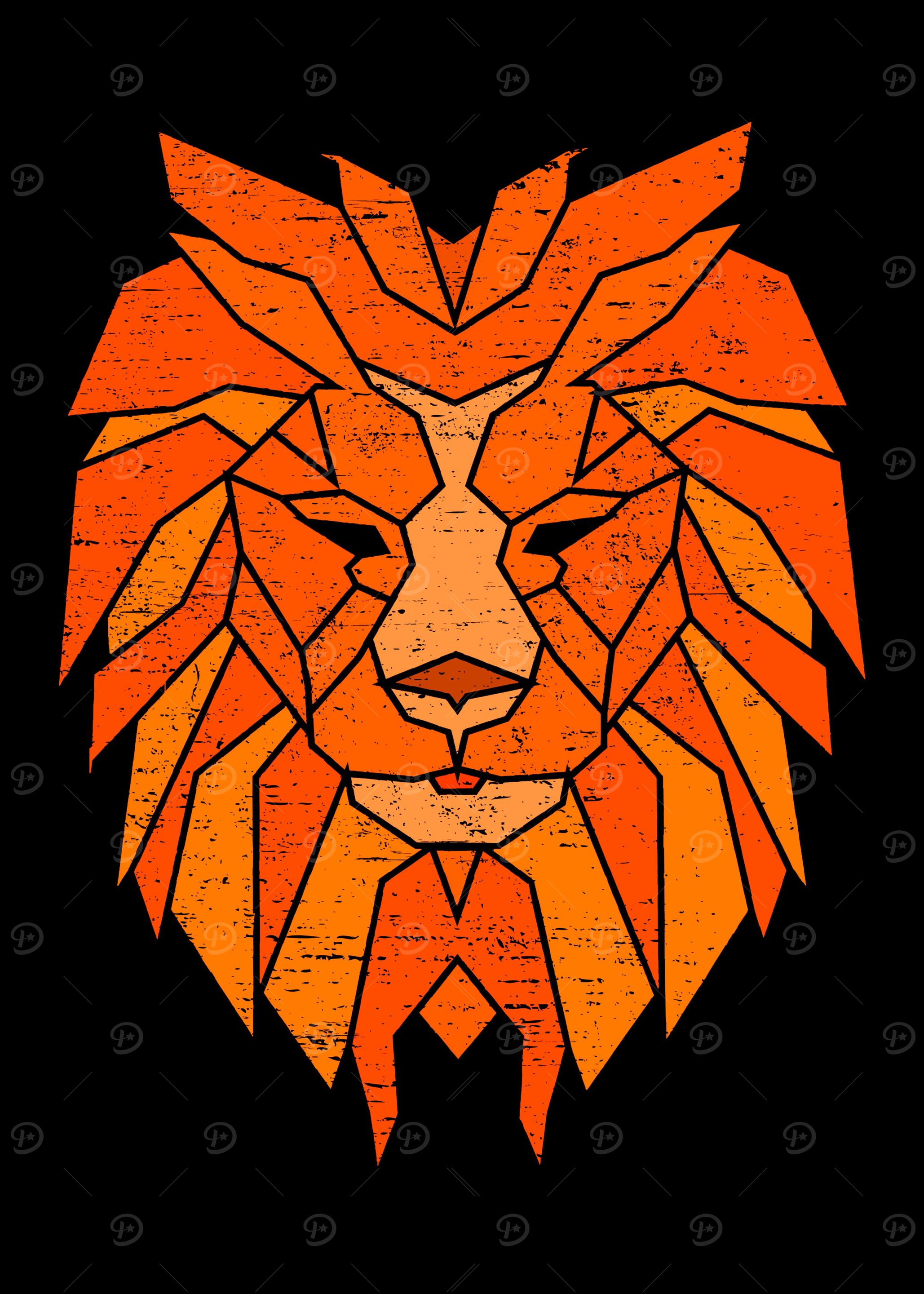 Polygonal Lion