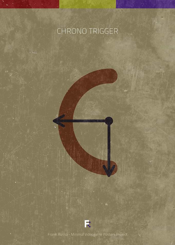 Chrono Trigger. Minimal Videogame Poster.