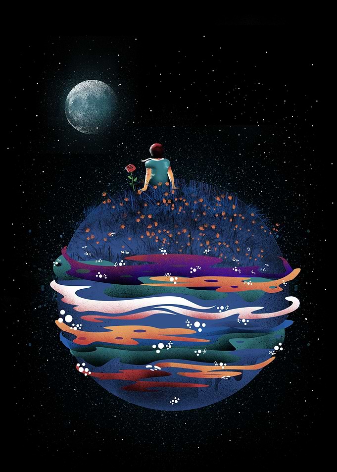 The Little Prince in Whimsical World