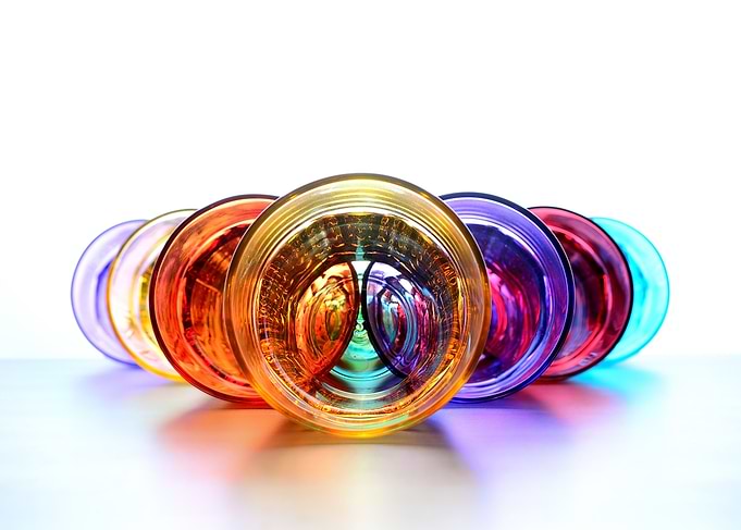 rainbow refelction