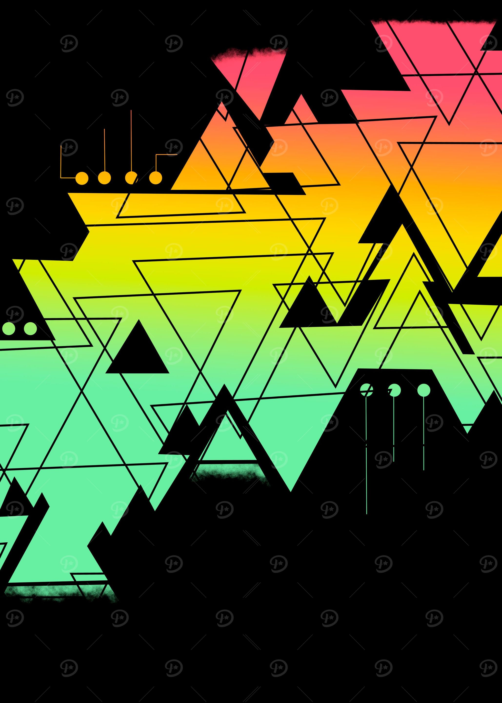 Abstract colorful art