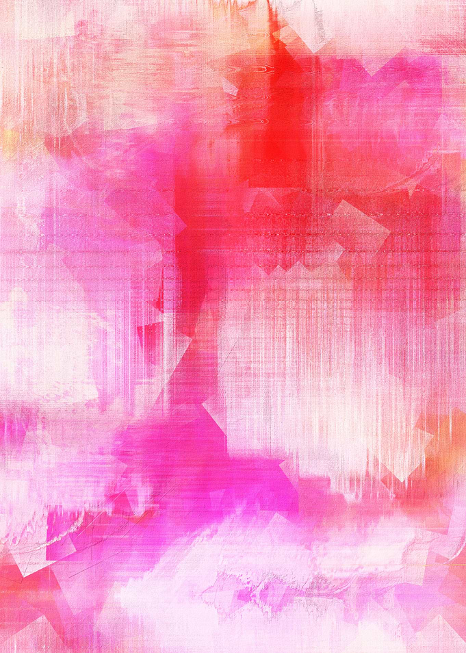 modern pink art