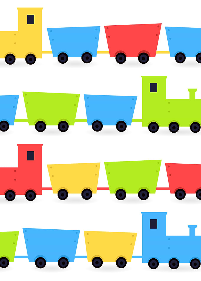 New! Stylish art illustration in Shop. New train is ava ...