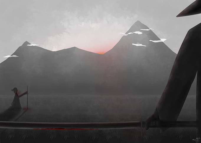 The blood sun.