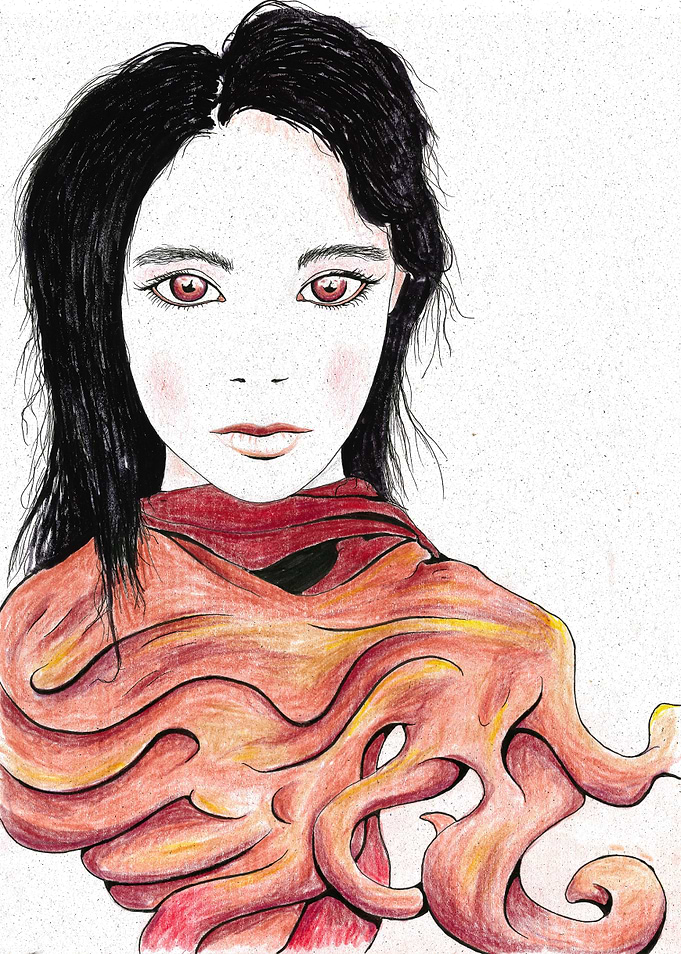 Saw a person and got inspired. Didn't have her picture ...