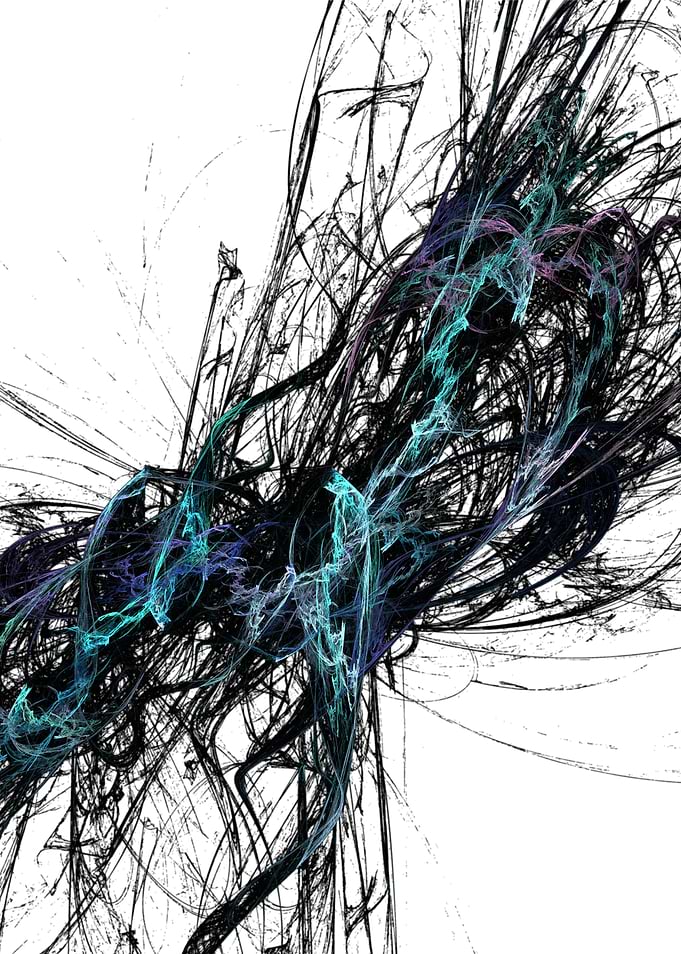 Swirling Paint Splatter