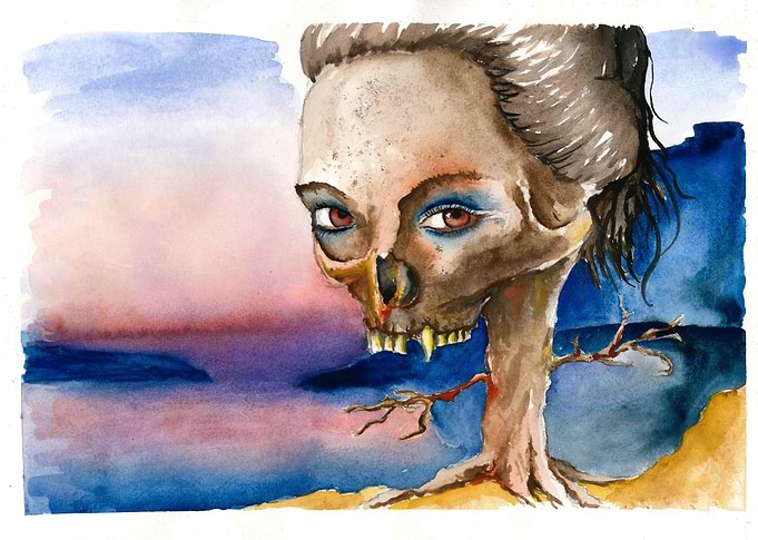 Might be a horror, might be something beautiful. The tr ...