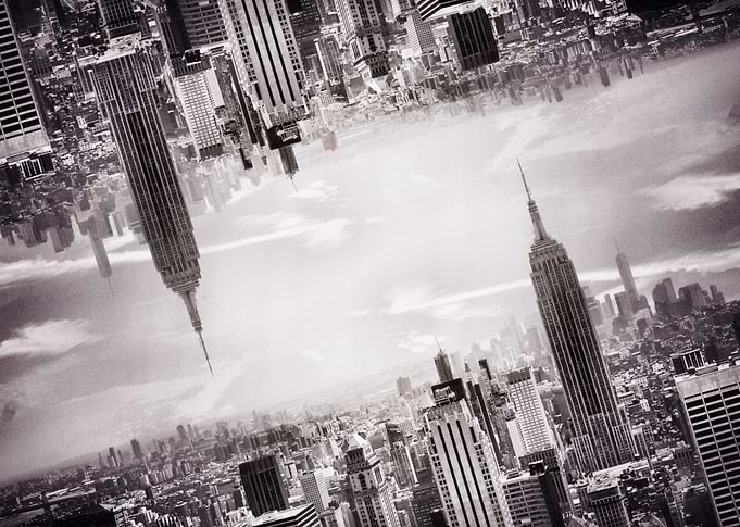 As The World Falls Down (Black and White)