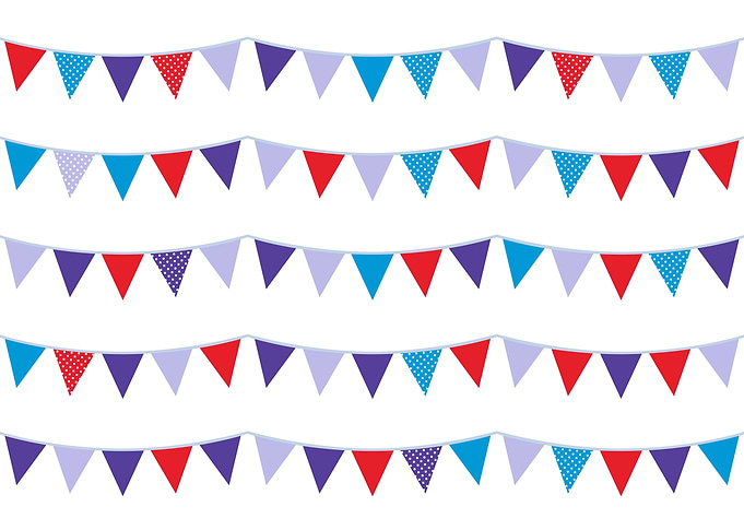 New displate in Shop : with hand-drawn Triangle ribbons ...