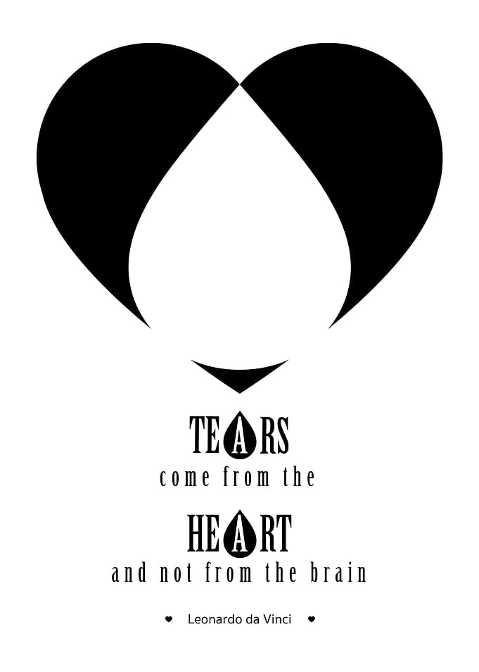 'Tears come from the heart and not from the brain.' - L ...