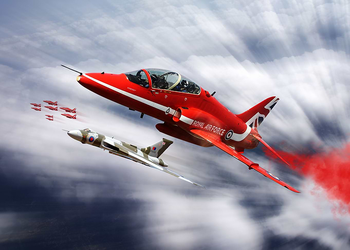 Red Arrows and XH558 farewell tour