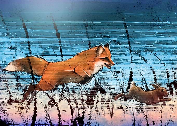 A Winter Chase. Cheers and Enjoy!
