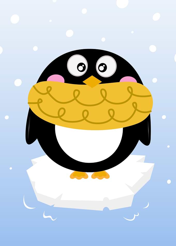 New artwork in shop : hand-drawn Penguin. New artwork a ...
