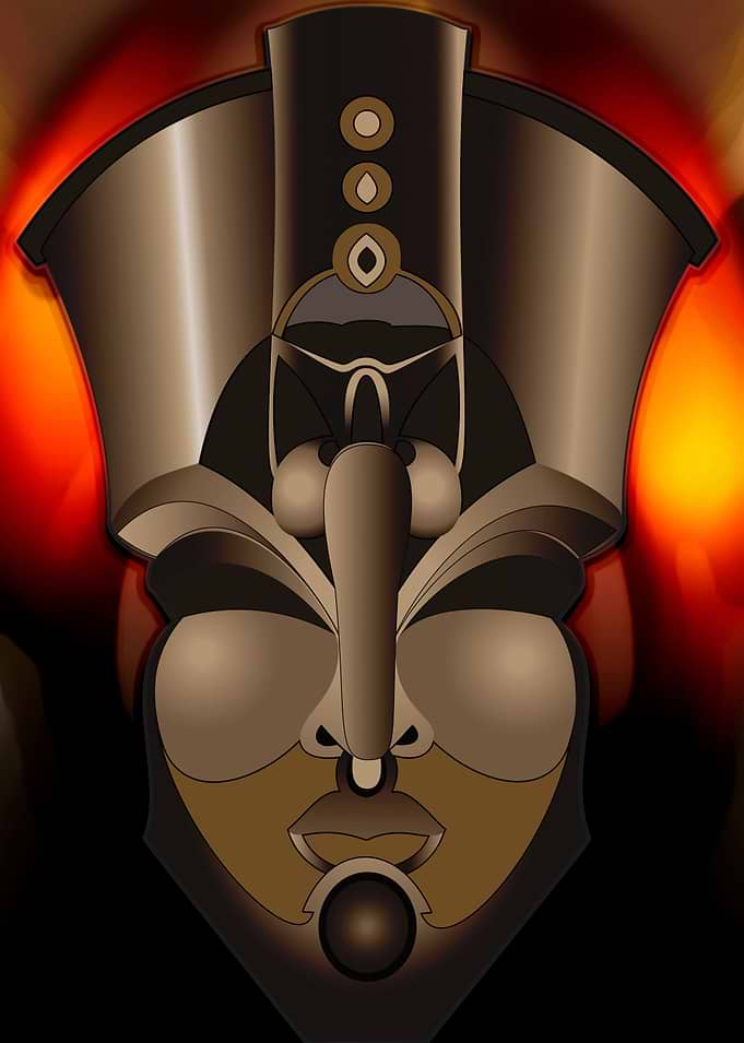 AFRO-DECO is a unique line of mask illustrations. Each ...