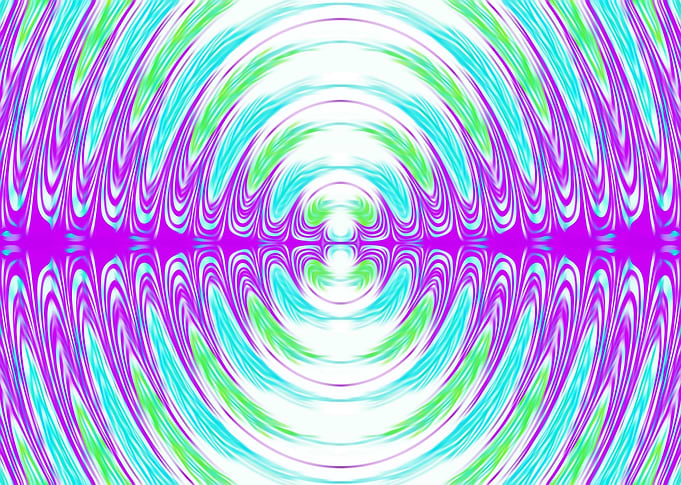purple green and blue circle pattern abstract backgroun ...