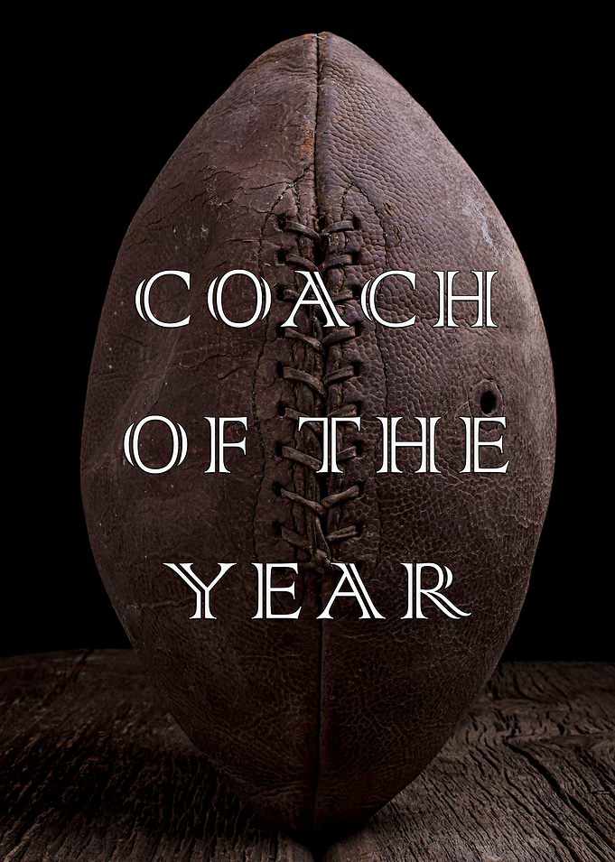 Designed for awards for football coaches. Fine art pho ...