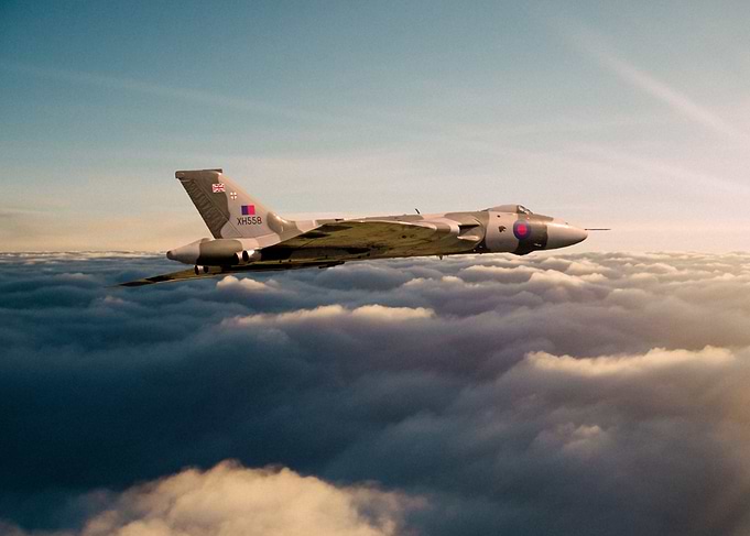 The legendary Avro Vulcan Bomber XH558