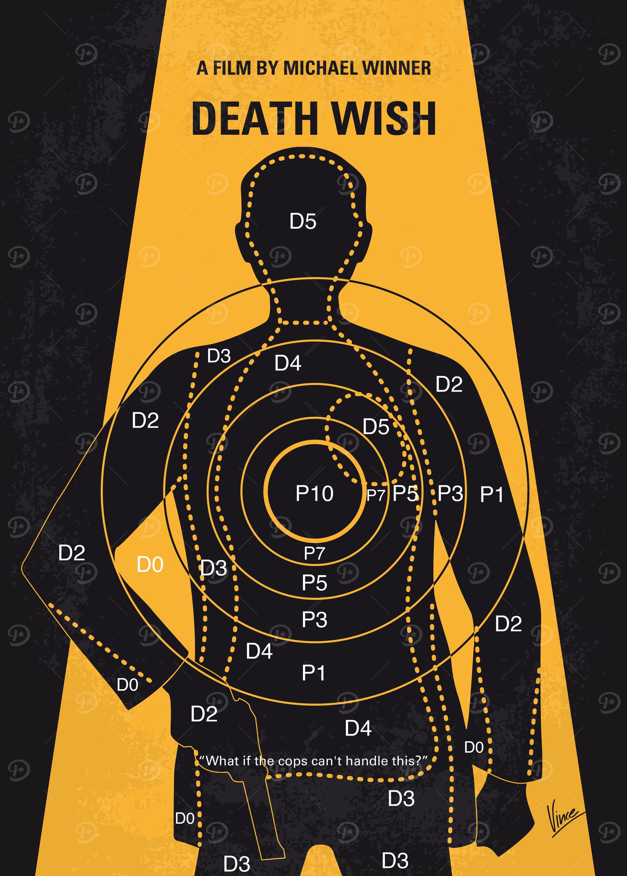 No740 My Death Wish minimal movie poster A New York Ci ...