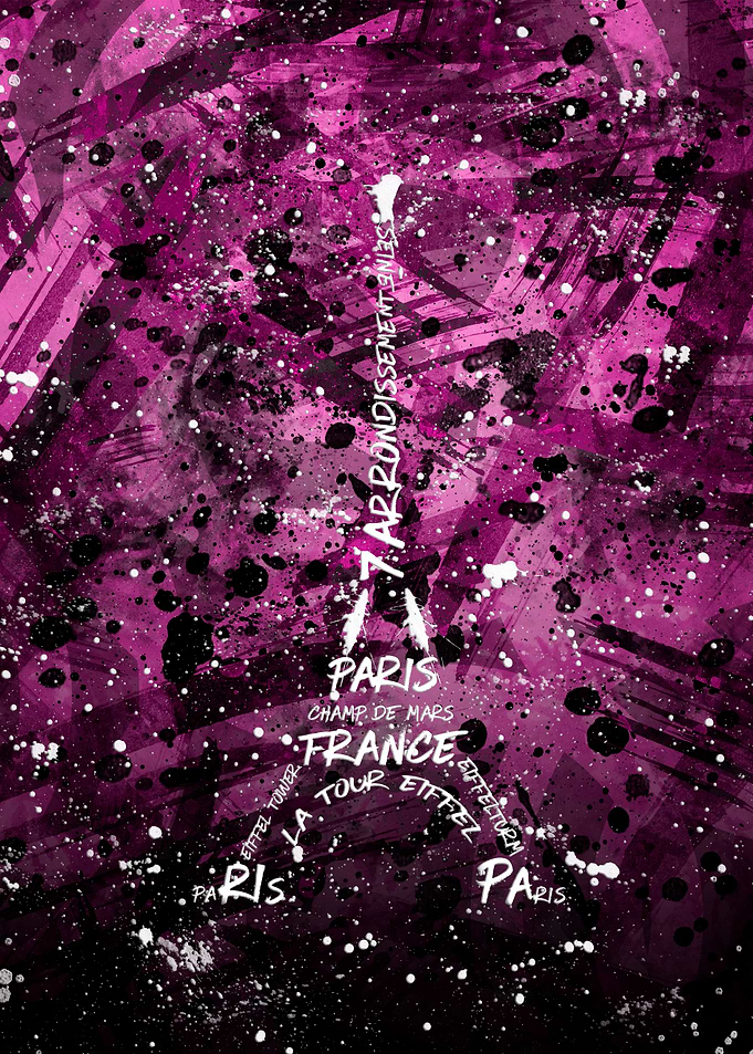 Digital Art Eiffel Tower