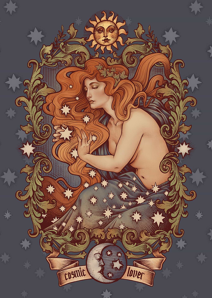 Inspired in one of my favourite songs, 'Cosmic Lover' i ...