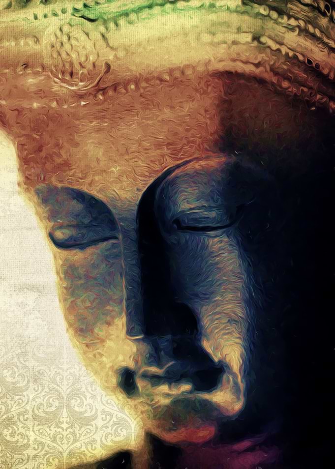 Sleeping Buddha high format