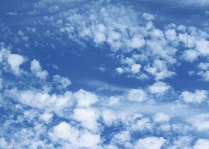 Cloudy Sky Beautiful blue and white sky with clouds in ...
