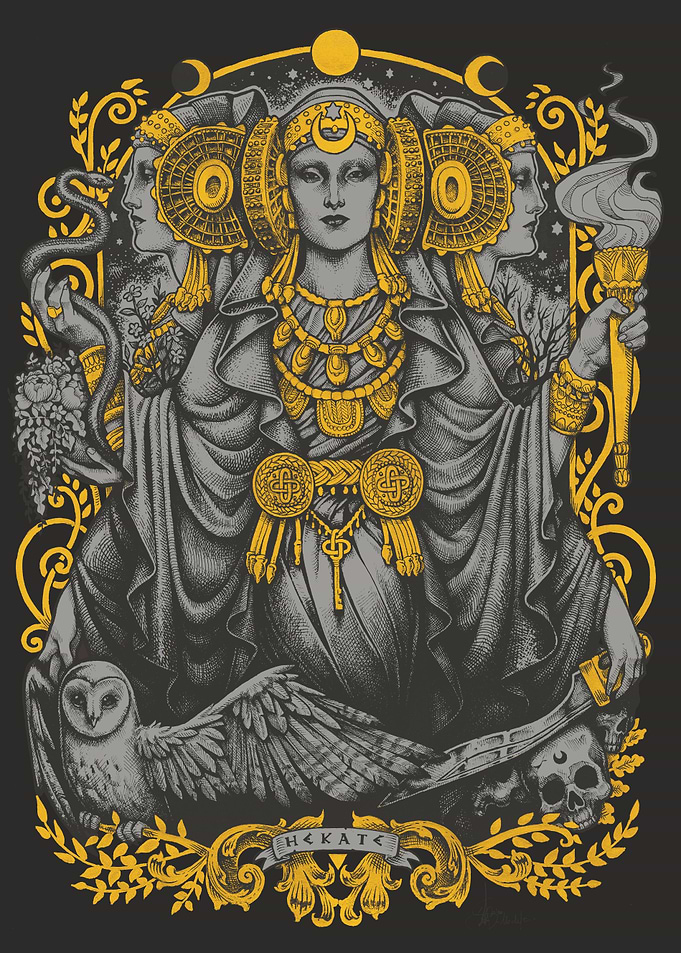 Iberian Hecate, by Medusa Dollmaker