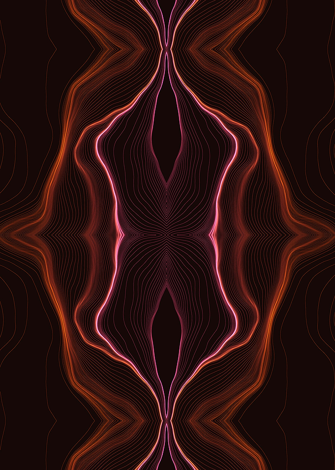 FLAME PINK LINE VIBES-F2d.© 2017 by Pia Schneider, atel ...
