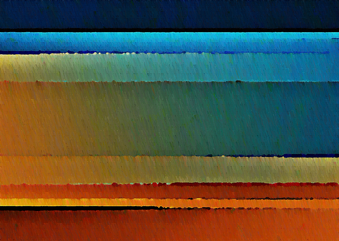 Abstract Desert Earth Tone Landscape