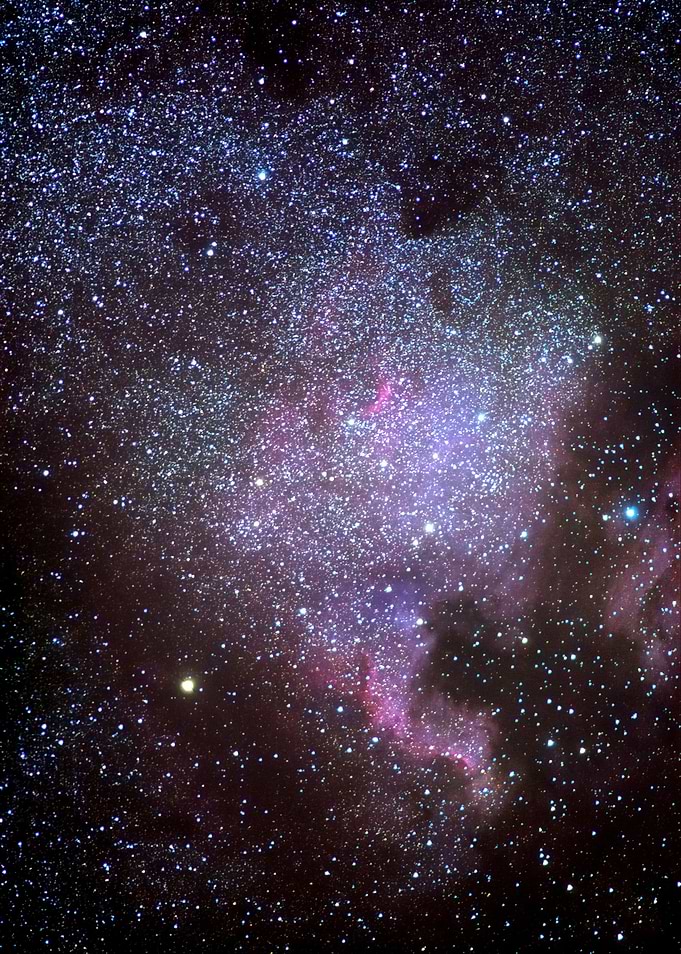North American Nebulae. The Milky way. North America Ne ...