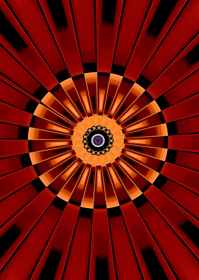 abstract red - gold