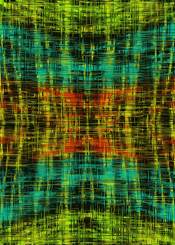 orange blue yellow and green line pattern abstract back ...