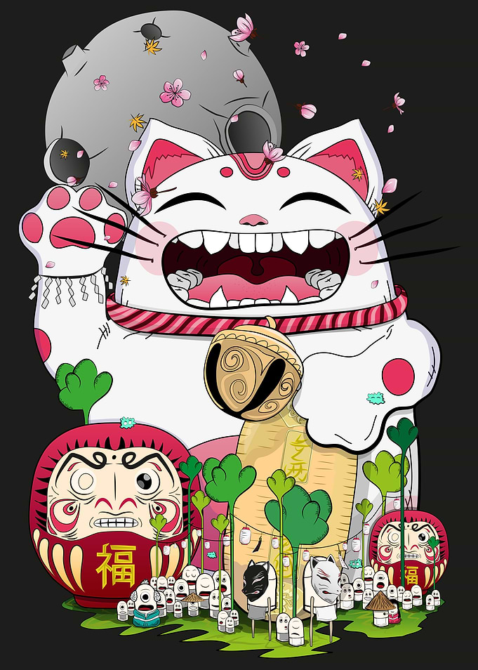 Maneki- Neko in the magica