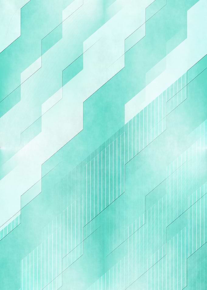 fresh white and turqiuse pattern