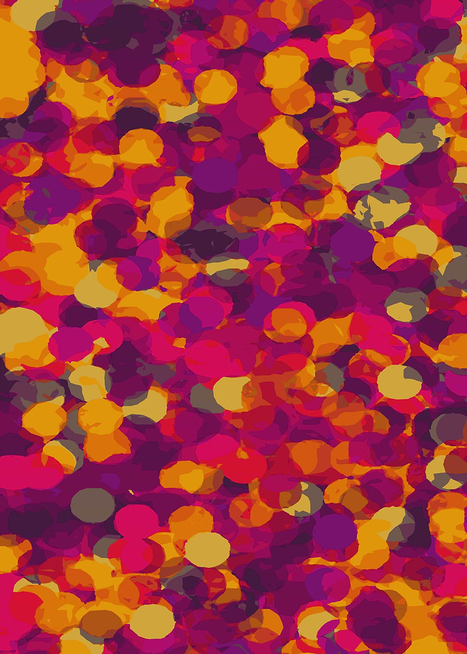 orange yellow pink and purple circle abstract backgroun ...