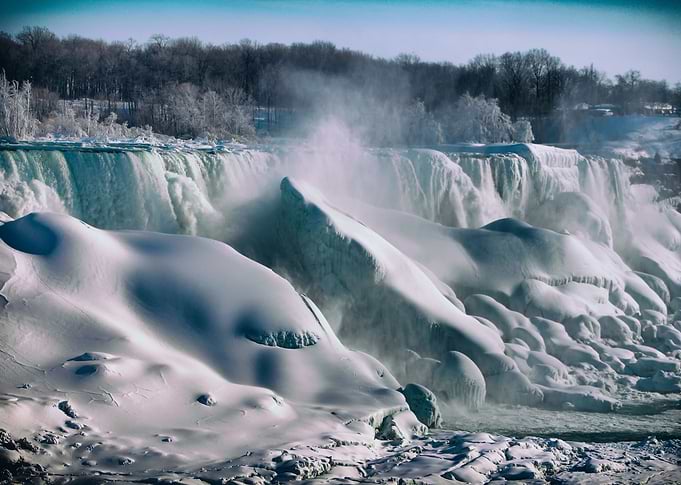 A Frozen Niagara. Taken by Ken ChambersNiagara Falls, O ...