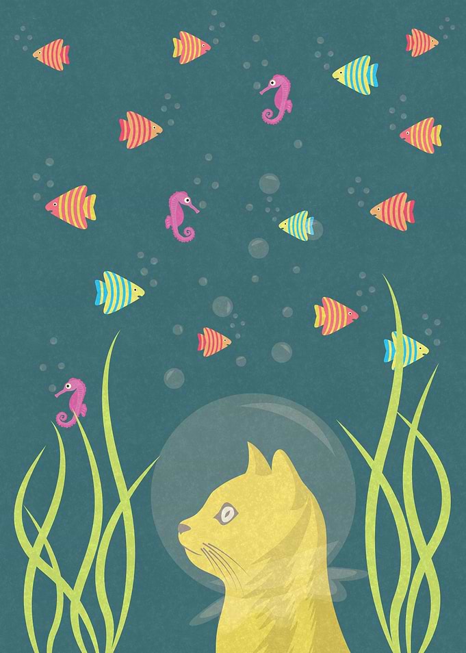 Deep in the Ocean.