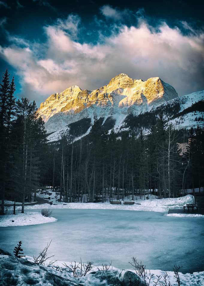 Mt. Kidd golden hour sunrise - Kananaskis, AB