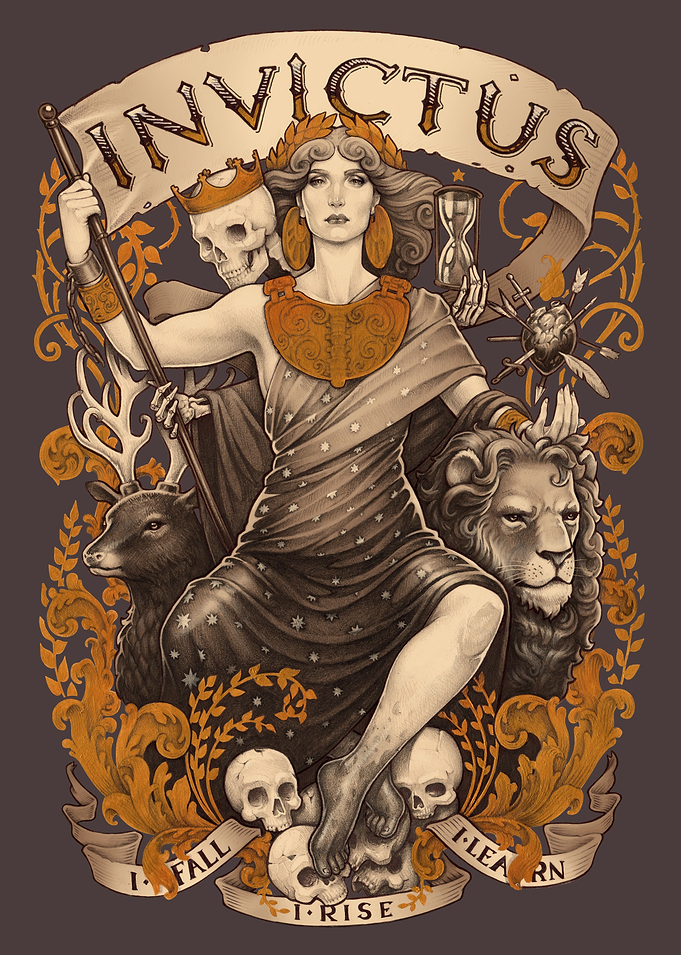 'I FALL - I RISE - I LEARN' Strength allegory inspired ...