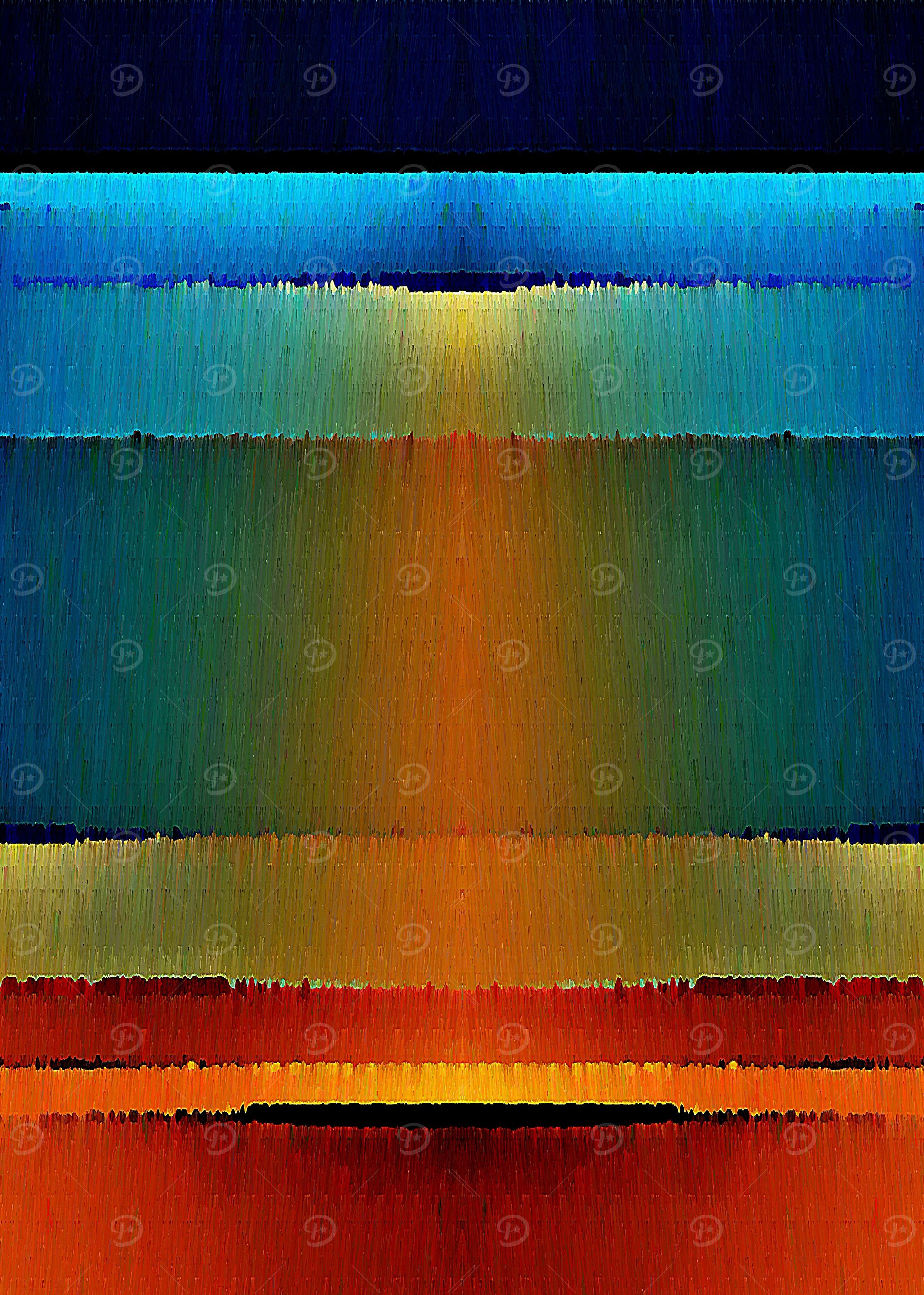 Digital Abstract Beam of Light